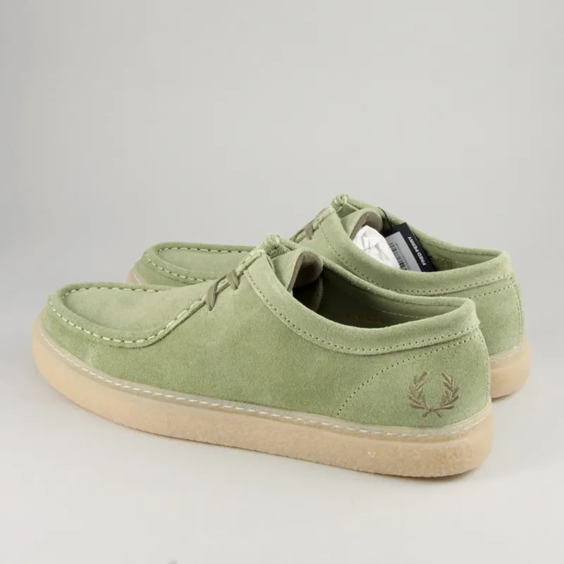 Fred Perry Dawson Low Suede - Seagrass-1